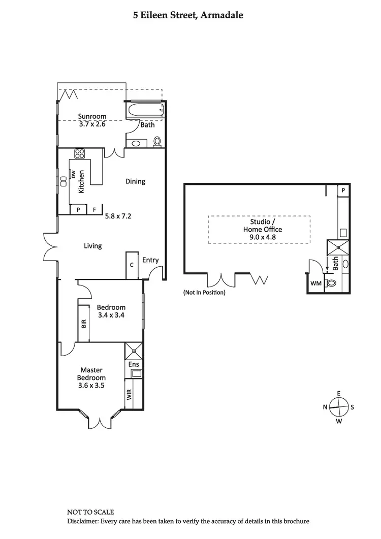 Floorplan of Homely house listing, 5 Eileen Street, Armadale VIC 3143