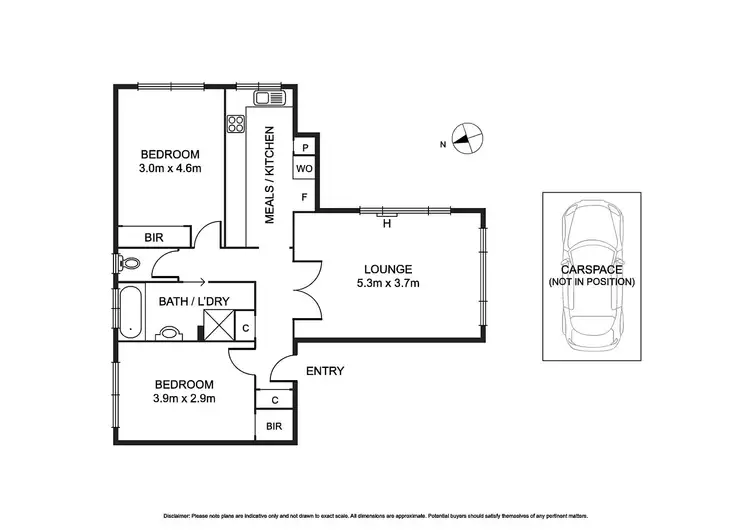 Floorplan of Homely apartment listing, 3/1 Omeo Court, Bentleigh East VIC 3165