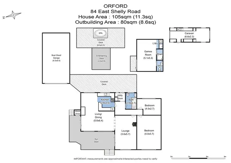 Floorplan of Homely house listing, 84 East Shelly Road, Orford TAS 7190