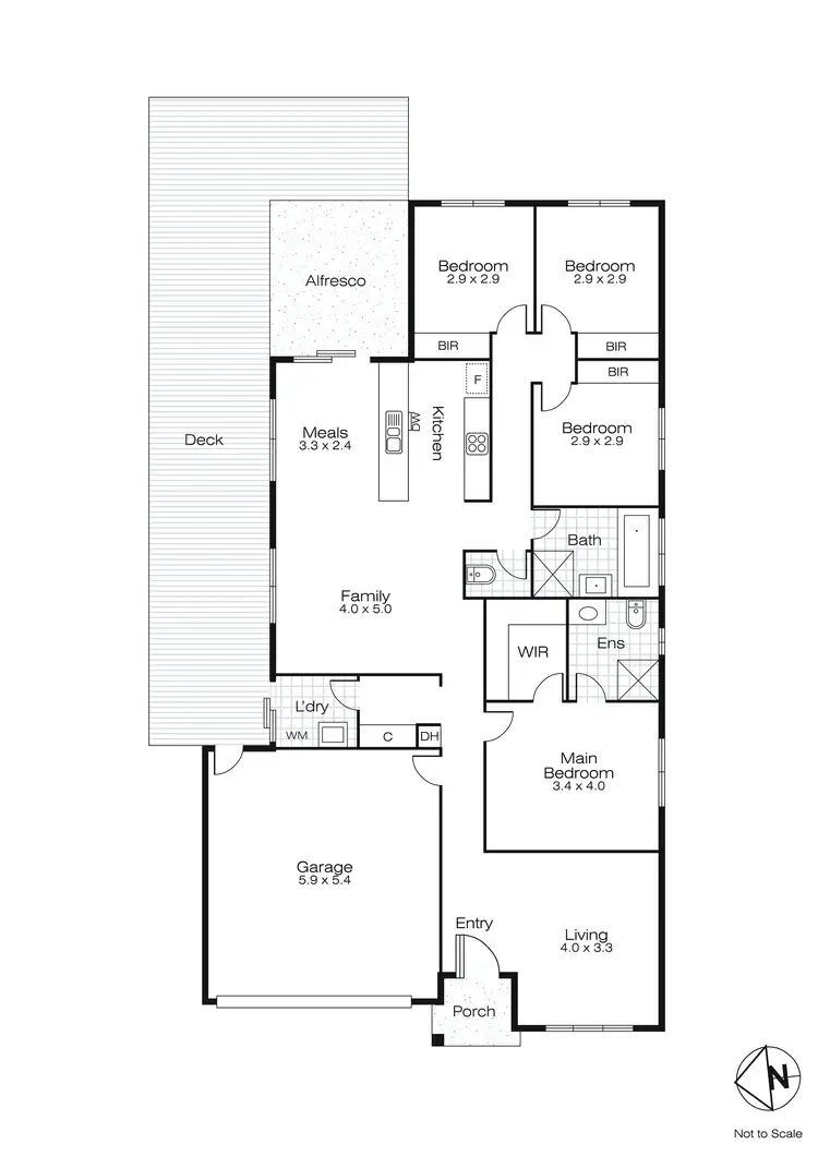 Floorplan of Homely house listing, 21 Dairymans Way, Bonshaw VIC 3352