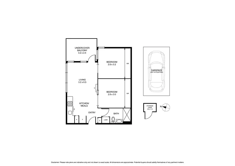 Floorplan of Homely apartment listing, 613/2-6 Railway Road, Cheltenham VIC 3192