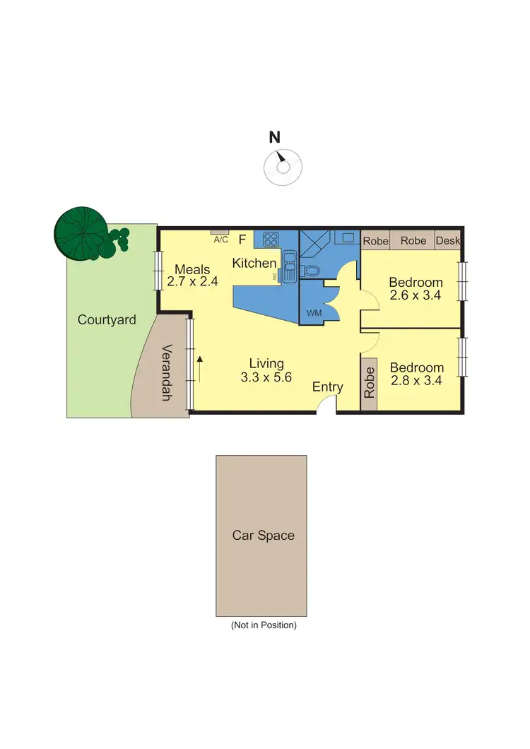 Floorplan of Homely apartment listing, 20/997 Dandenong Road, Malvern East VIC 3145