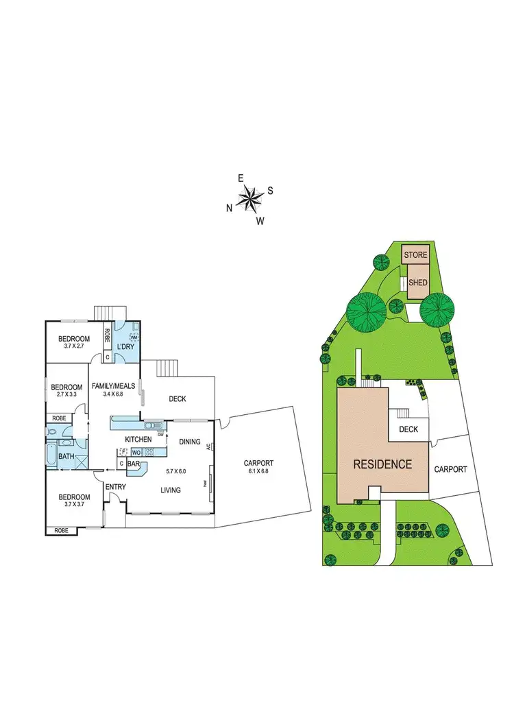 Floorplan of Homely house listing, 7 Valkyrie Crescent, Ringwood VIC 3134