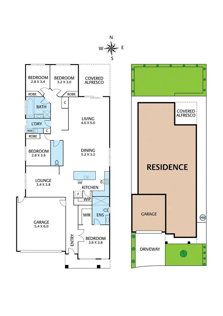Floorplan of Homely house listing, 21 Dock Road, Doreen VIC 3754