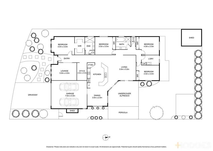 Floorplan of Homely house listing, 6 Dalkeith Crescent, Ocean Grove VIC 3226