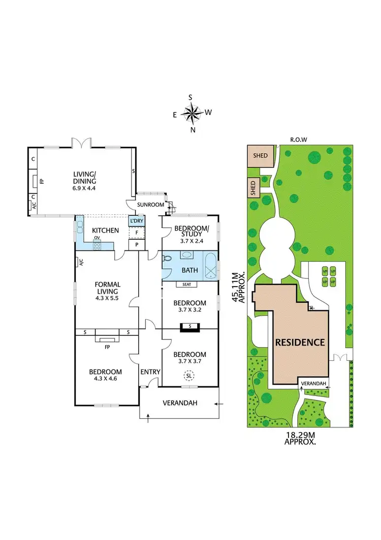 Floorplan of Homely house listing, 29 Green Street, Ivanhoe VIC 3079