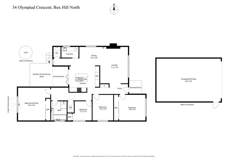 Floorplan of Homely house listing, 34 Olympiad Crescent, Box Hill North VIC 3129