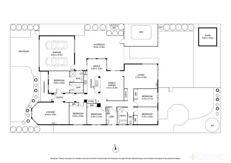 Floorplan of Homely house listing, 26 Roseview Way, St Albans Park VIC 3219