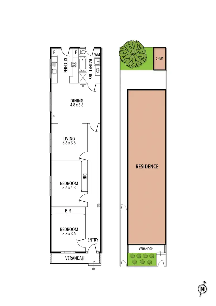 Floorplan of Homely house listing, 111 Albert Street, Brunswick VIC 3056