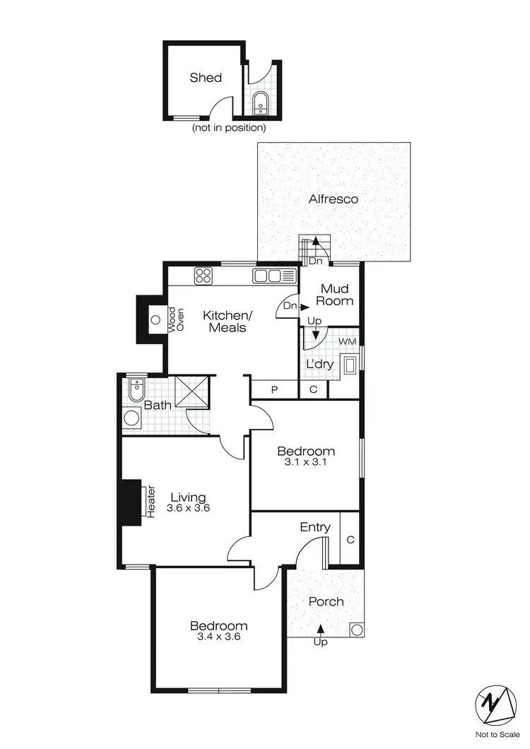 Floorplan of Homely house listing, 12 King Street South, Ballarat East VIC 3350