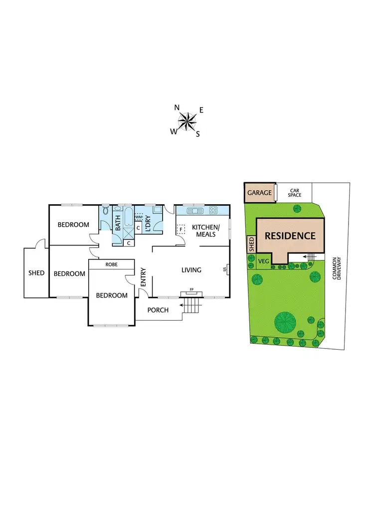 Floorplan of Homely house listing, 1/7 Masefield Avenue, Mooroolbark VIC 3138