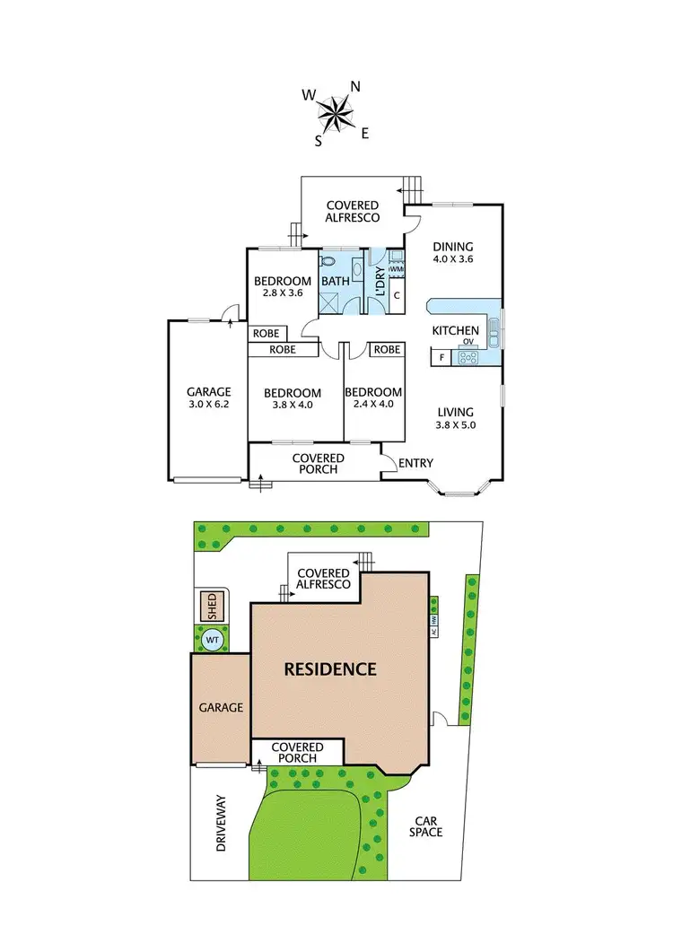 Floorplan of Homely house listing, 2A Simmons Court, Greensborough VIC 3088
