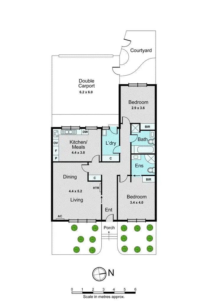 Floorplan of Homely unit listing, 2/1 Carlton Street, Mckinnon VIC 3204