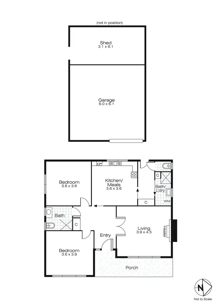 Floorplan of Homely house listing, 11 Grammar Street, Wendouree VIC 3355