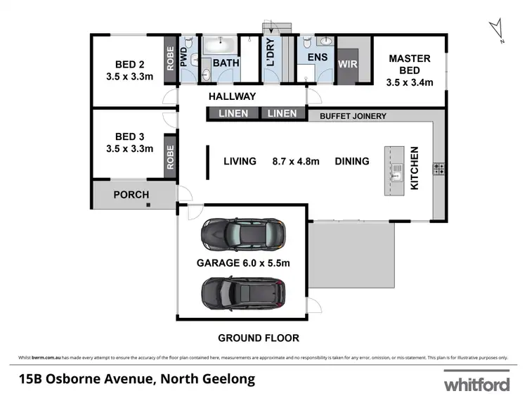 Floorplan of Homely land listing, 15b Osborne Avenue, North Geelong VIC 3215