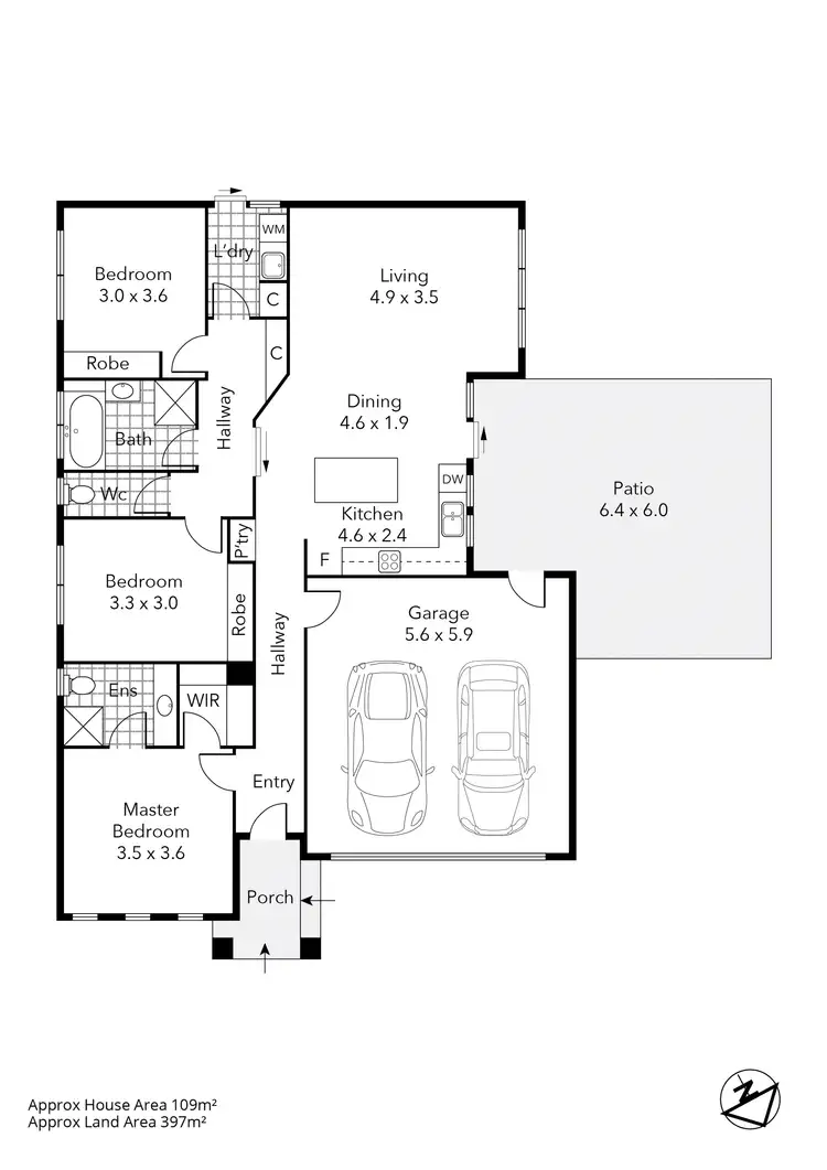 Floorplan of Homely house listing, 11 Chifley Drive, Delacombe VIC 3356