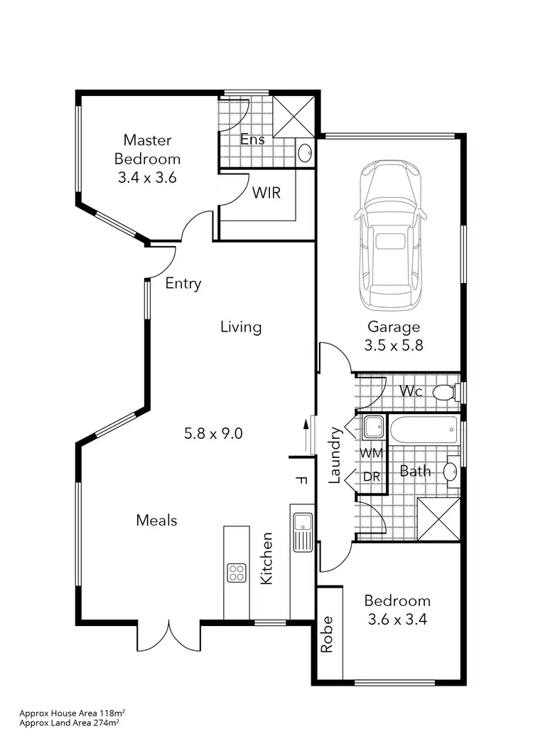 Floorplan of Homely house listing, 1/11 Walton Street, Wendouree VIC 3355