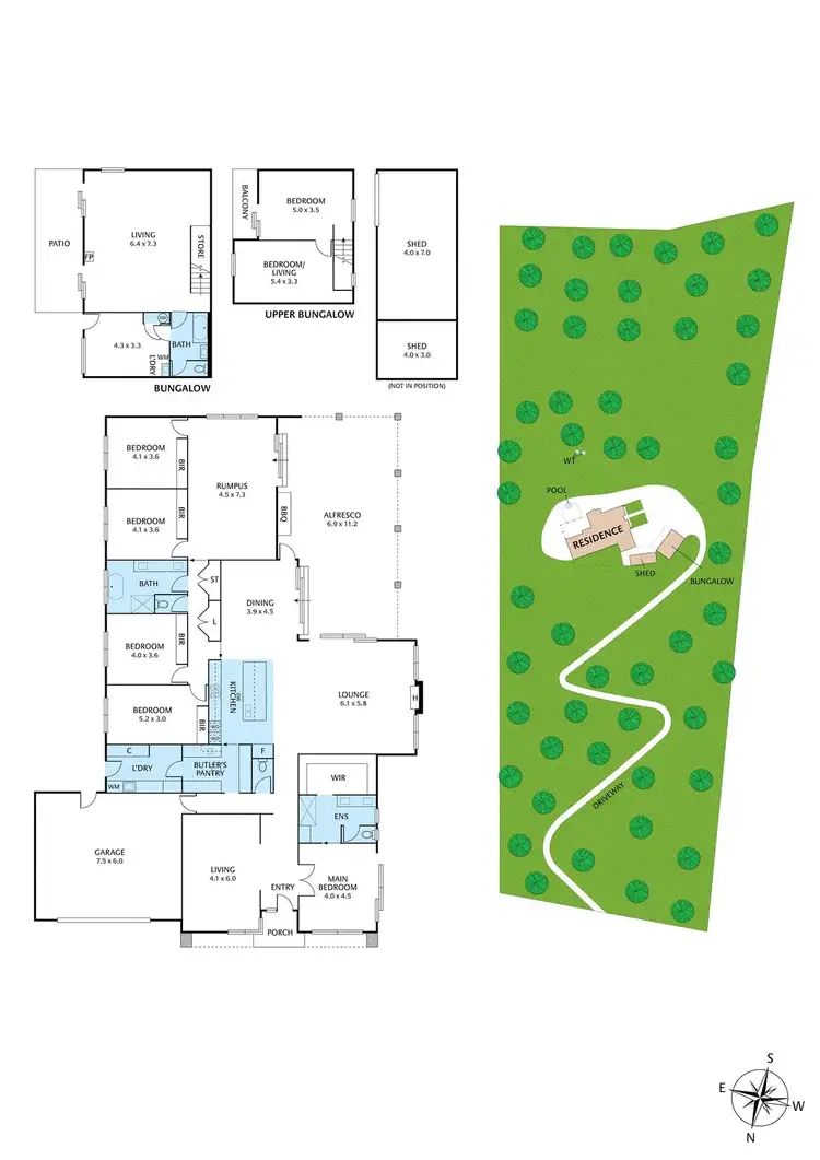 Floorplan of Homely house listing, 40 Stanton Grove, Lilydale VIC 3140