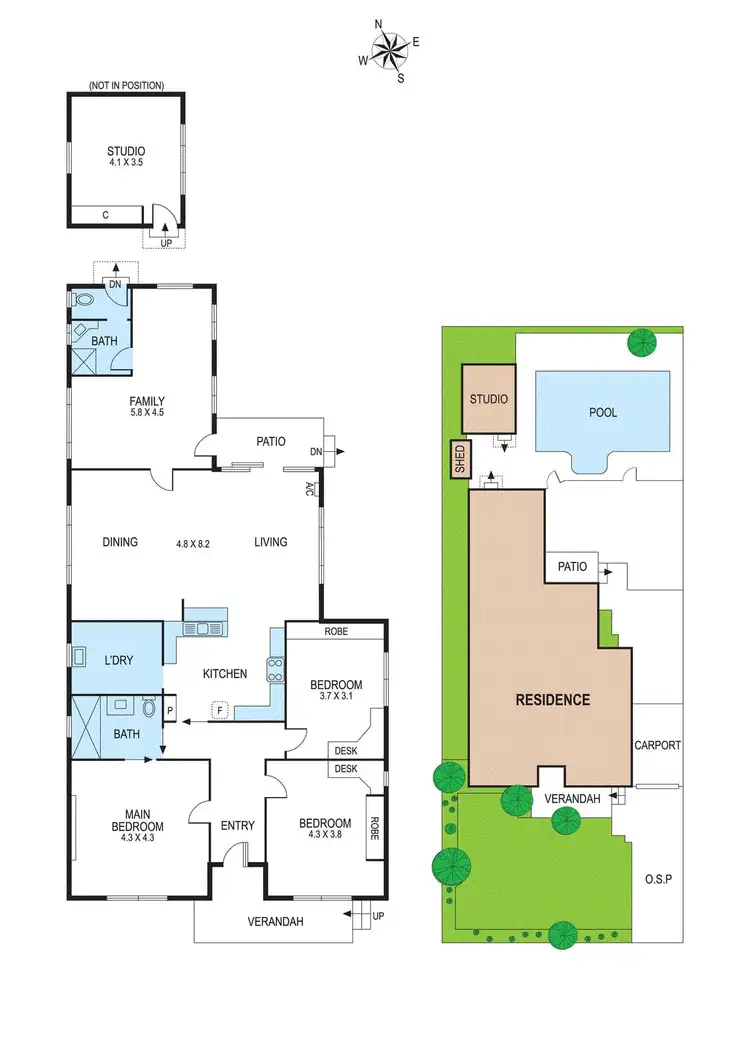 Floorplan of Homely house listing, 83 Brewer Road, Bentleigh VIC 3204
