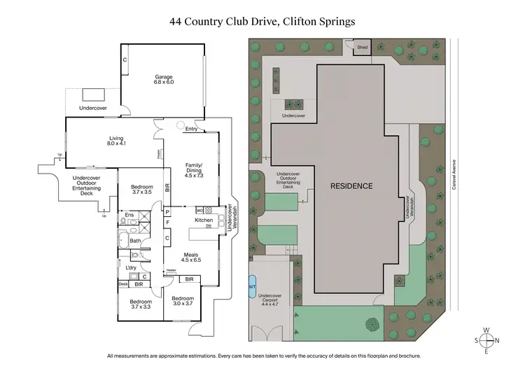 Floorplan of Homely house listing, 44 Country Club Drive, Clifton Springs VIC 3222