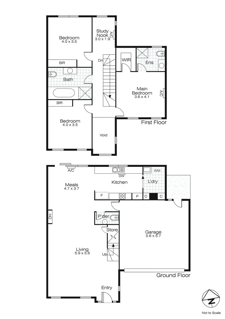 Floorplan of Homely house listing, 32 Lake Gardens Avenue, Lake Gardens VIC 3355