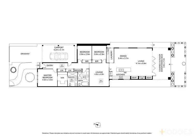 Floorplan of Homely house listing, 33 Waratah Street, Geelong West VIC 3218