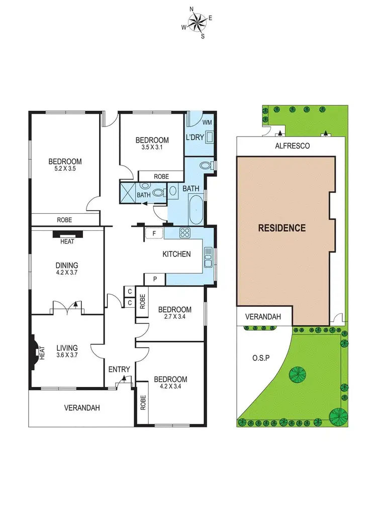 Floorplan of Homely house listing, 1/1 Libna Street, Carnegie VIC 3163