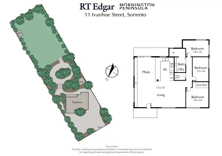Floorplan of Homely house listing, 11 Ivanhoe Street, Sorrento VIC 3943