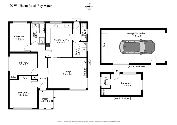 Floorplan of Homely house listing, 20 Waldheim Road, Bayswater VIC 3153