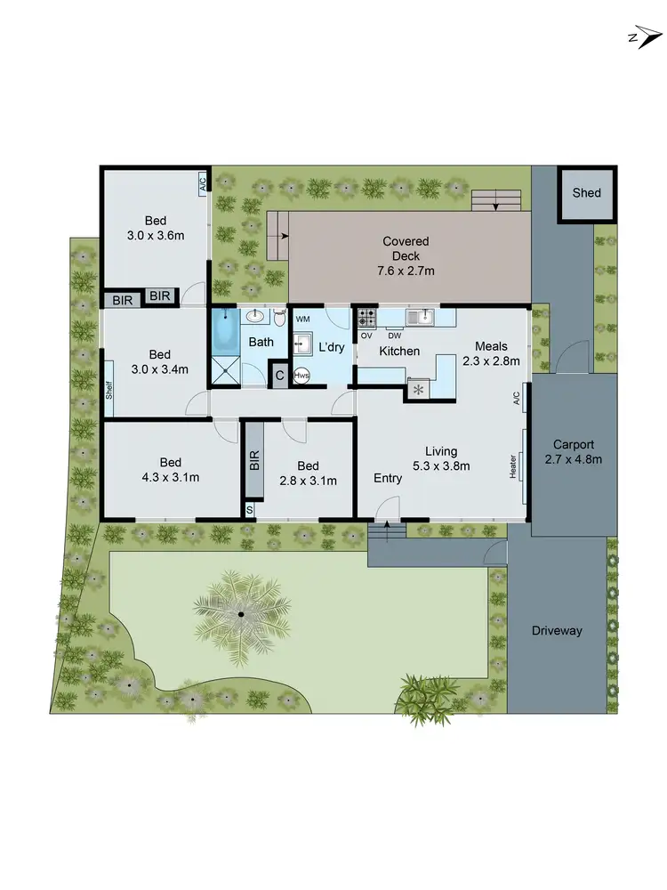 Floorplan of Homely house listing, 1/46 Illuka Crescent, Mount Waverley VIC 3149