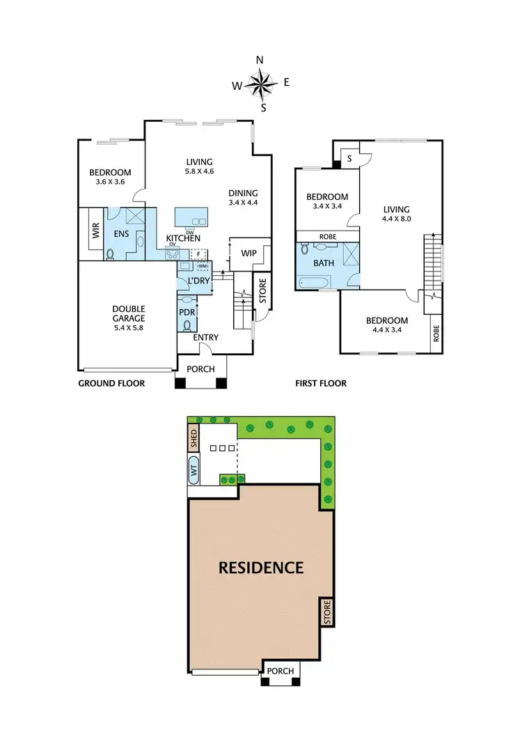 Floorplan of Homely townhouse listing, 5/19 Kett Street, Lower Plenty VIC 3093