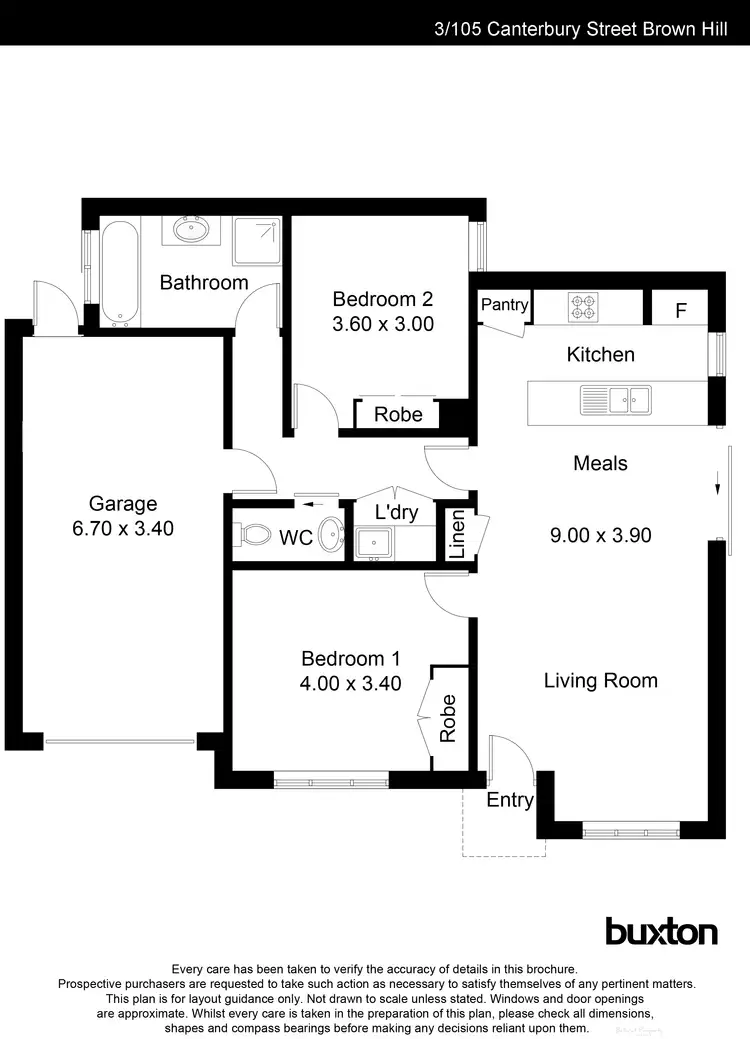 Floorplan of Homely house listing, 3/105 Canterbury Street, Brown Hill VIC 3350