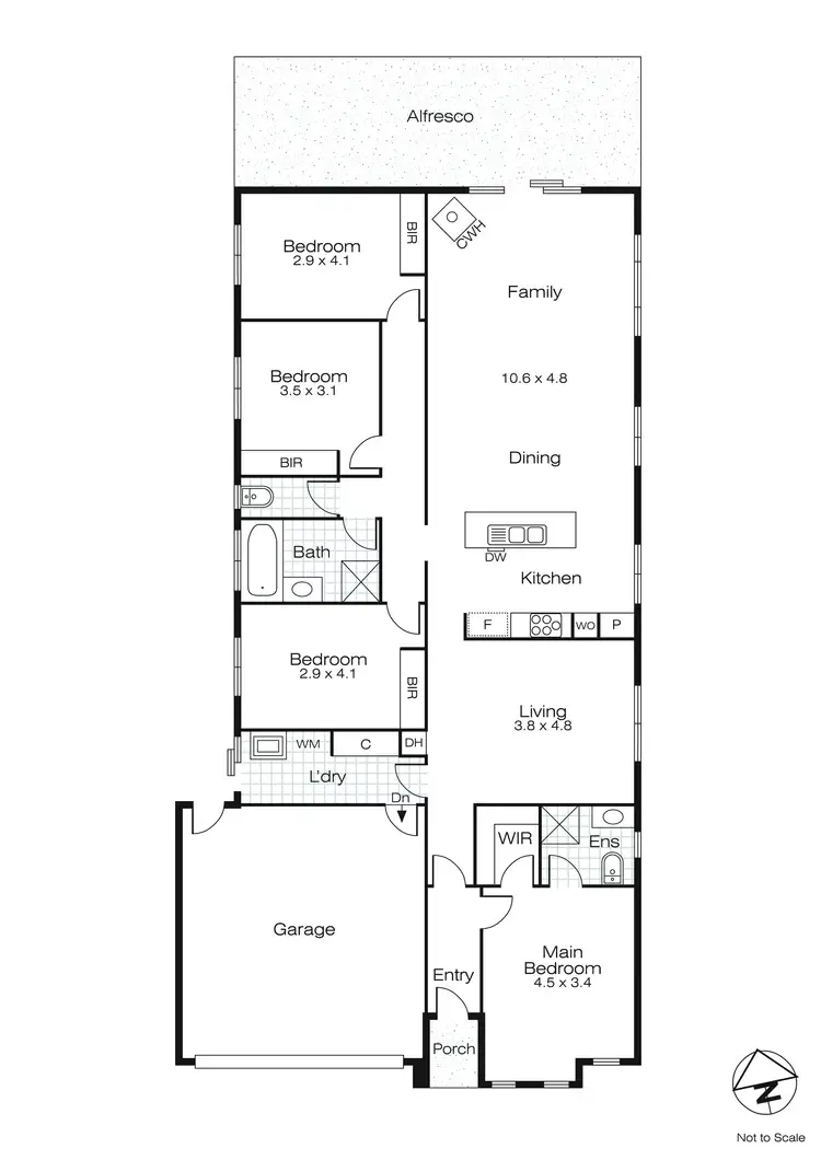Floorplan of Homely house listing, 23 Lancaster Street, Alfredton VIC 3350