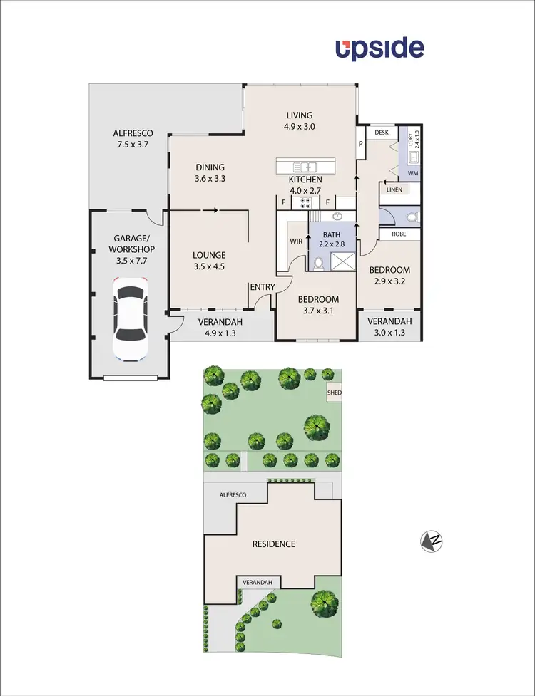 Floorplan of Homely house listing, 9 Brookfield Court, Berwick VIC 3806