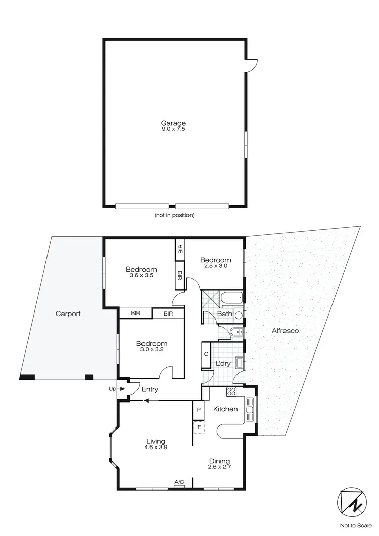 Floorplan of Homely house listing, 49 Mcnulty Drive, Wendouree VIC 3355