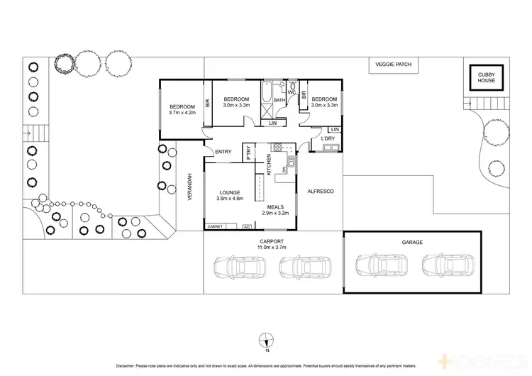 Floorplan of Homely house listing, 5 Merralyn Street, Belmont VIC 3216