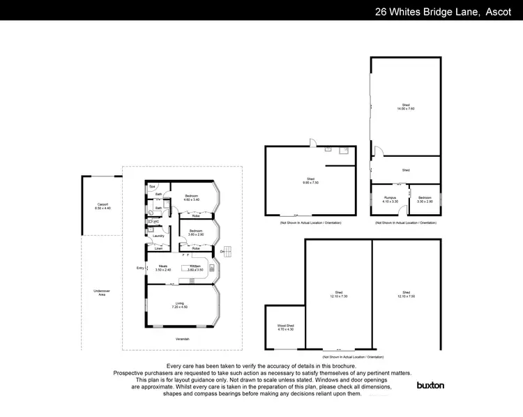 Floorplan of Homely house listing, 26 Whites Bridge Lane, Ascot VIC 3364