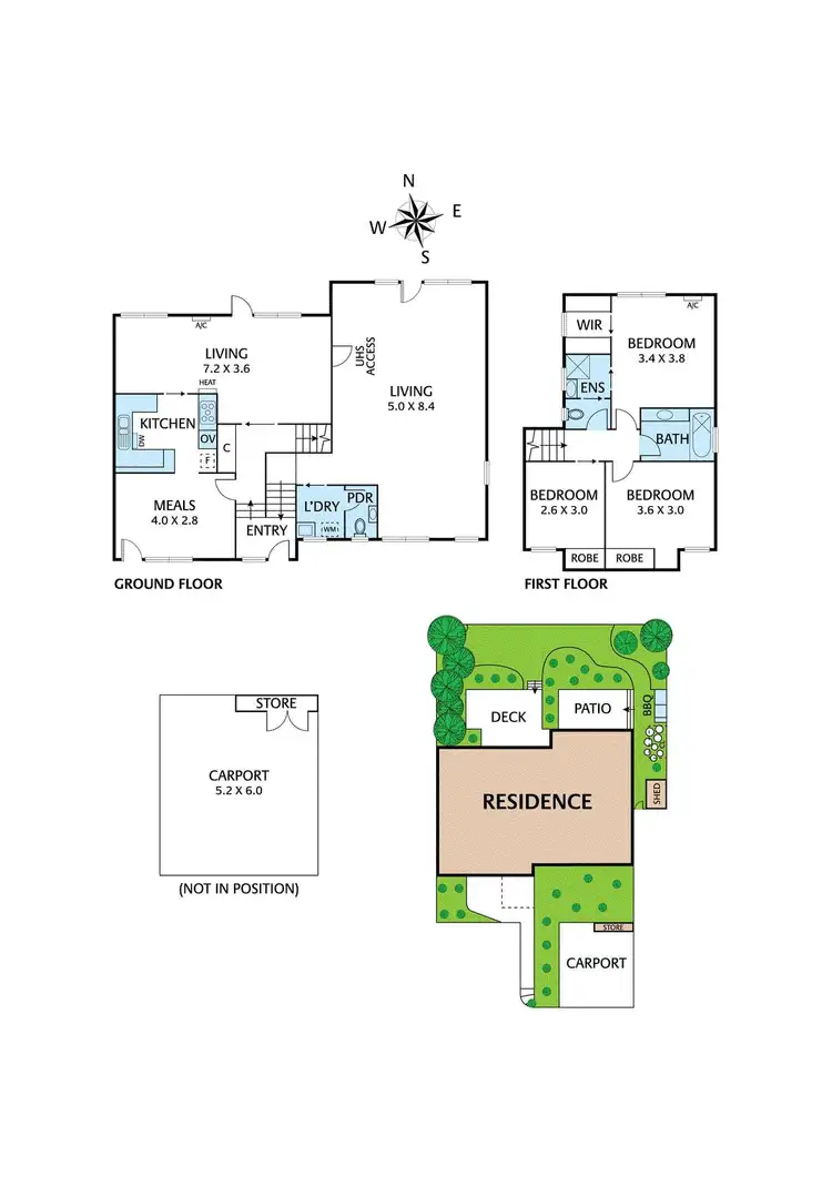 Floorplan of Homely unit listing, 5/111 Rattray Road, Montmorency VIC 3094
