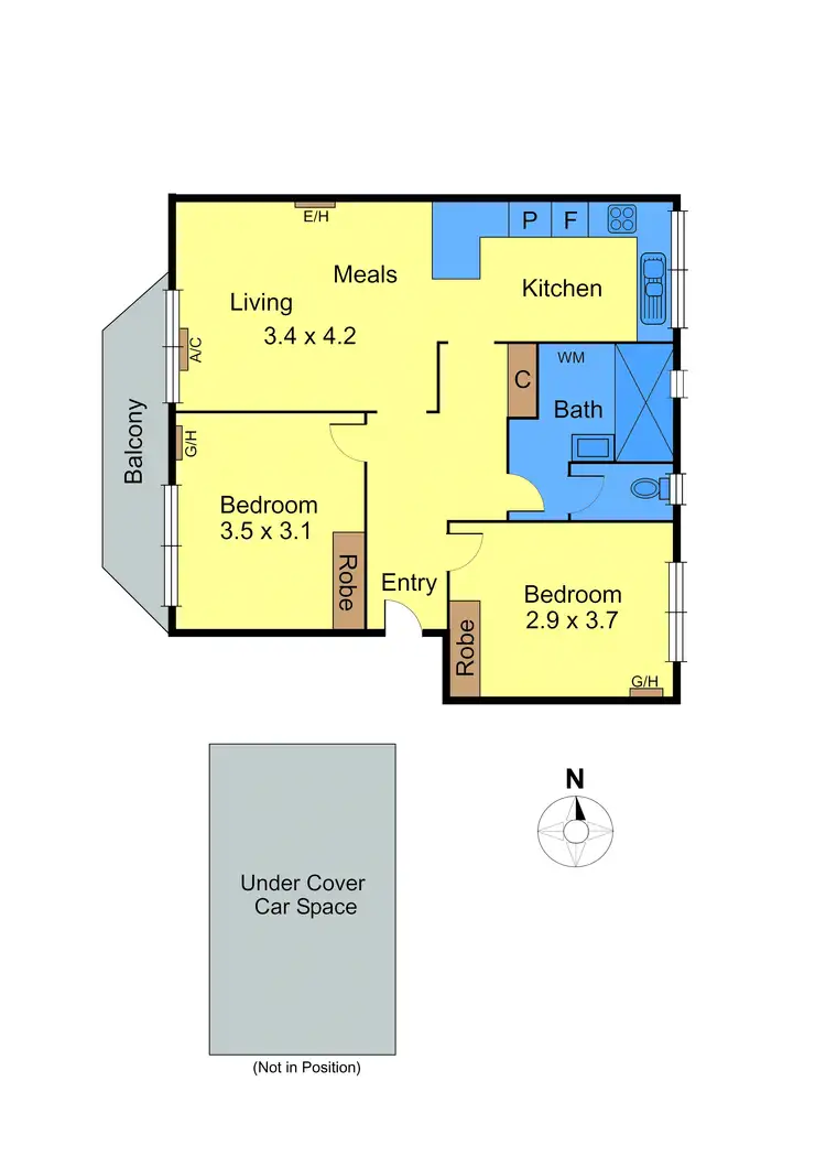 Floorplan of Homely apartment listing, 7/325 Riversdale Road, Hawthorn East VIC 3123