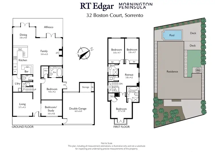Floorplan of Homely house listing, 32 Boston Court, Sorrento VIC 3943