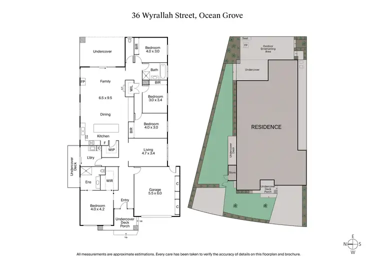 Floorplan of Homely house listing, 36 Wyrallah Street, Ocean Grove VIC 3226