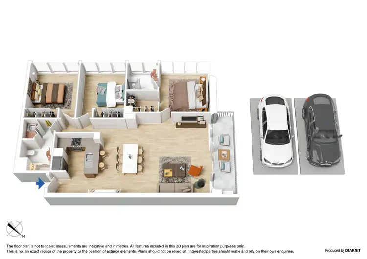 Floorplan of Homely apartment listing, 131/173 City Road, Southbank VIC 3006
