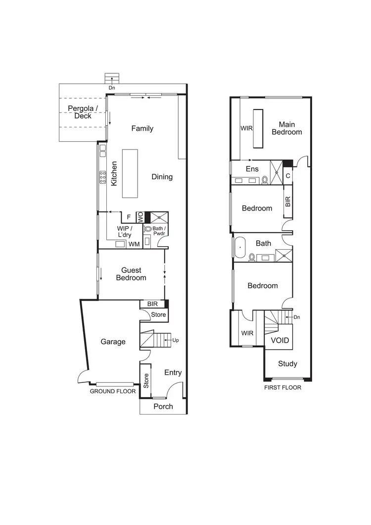 Floorplan of Homely townhouse listing, 4B Miriam Street, Caulfield VIC 3162