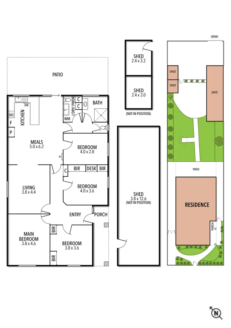 Floorplan of Homely house listing, 51 Epsom Road, Ascot Vale VIC 3032