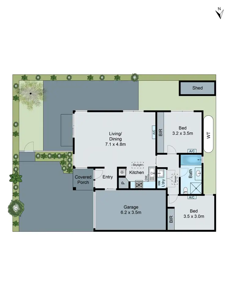 Floorplan of Homely unit listing, 2/14 Wallace Avenue, Dandenong VIC 3175