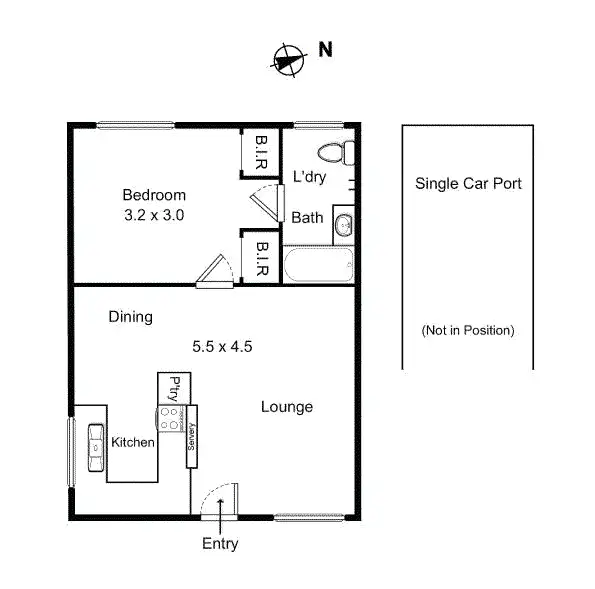 Floorplan of Homely apartment listing, 24/67-69 Moonya Road, Carnegie VIC 3163