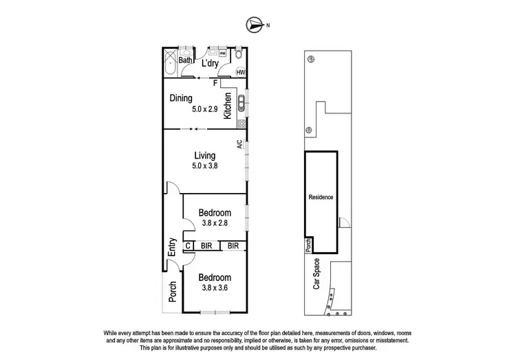 Floorplan of Homely house listing, 226 Station Street, Fairfield VIC 3078
