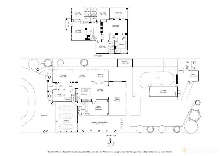 Floorplan of Homely house listing, 27 Caradon Drive, Truganina VIC 3029