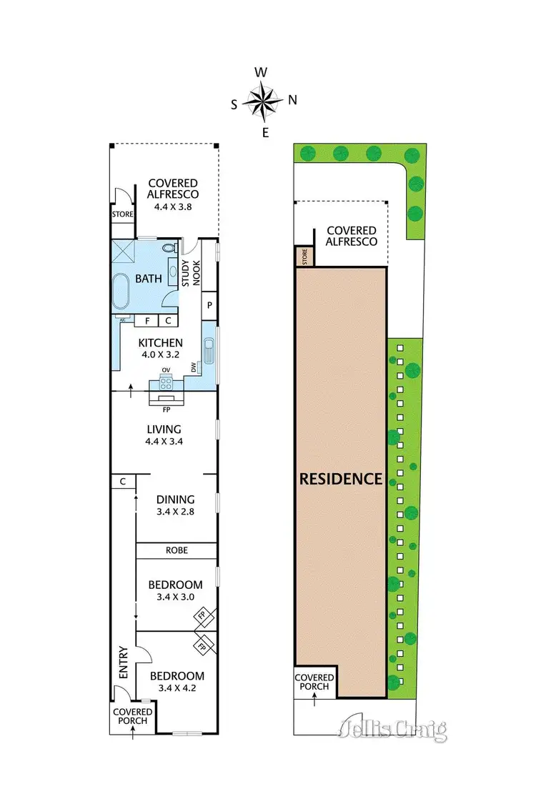 Floorplan of Homely house listing, 137 Gold Street, Clifton Hill VIC 3068