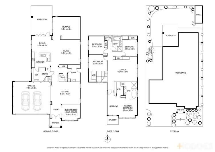 Floorplan of Homely house listing, 43 Hocking Drive, Ocean Grove VIC 3226